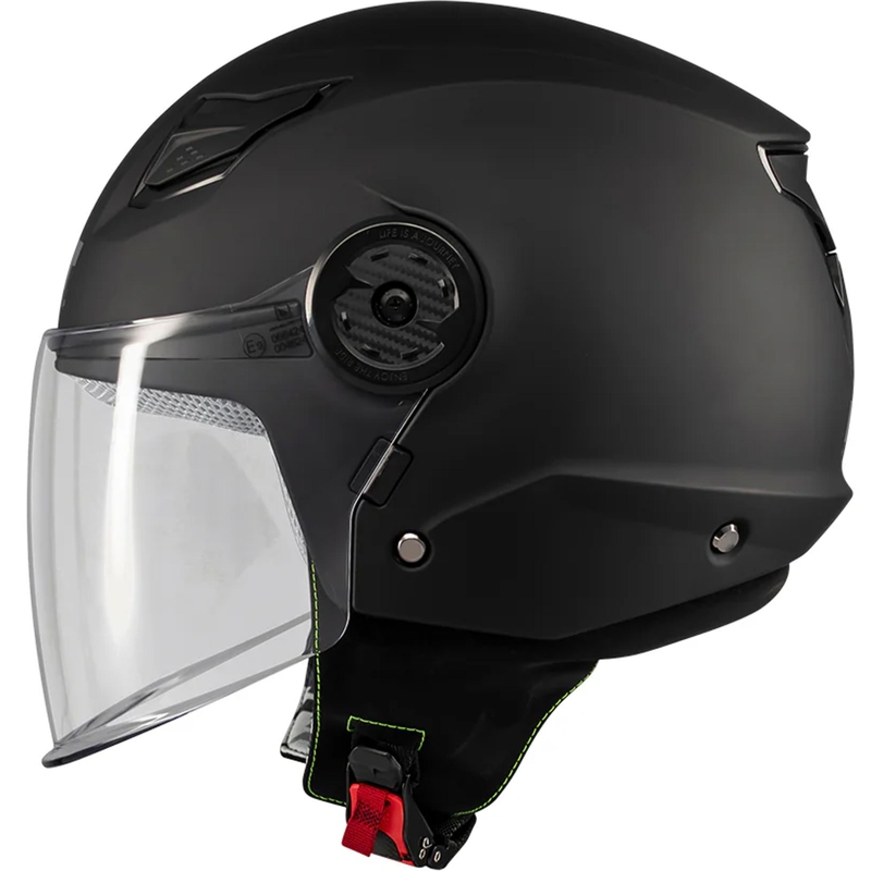 Casque de moto ouvert pour enfant MT Lite Pure A1 noir mat