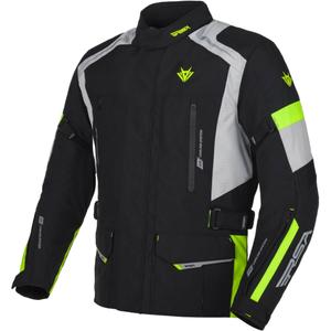 Veste de moto RSA EXO 2 noir-gris-jaune fluo