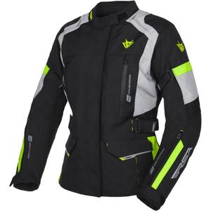 Veste de moto pour femme RSA EXO 2 noir-gris-jaune fluo