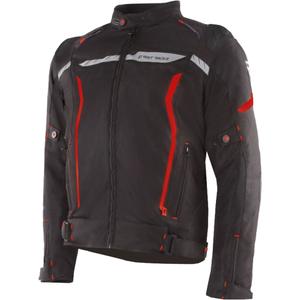 Veste moto Street Racer Flex EVO noir-rouge
