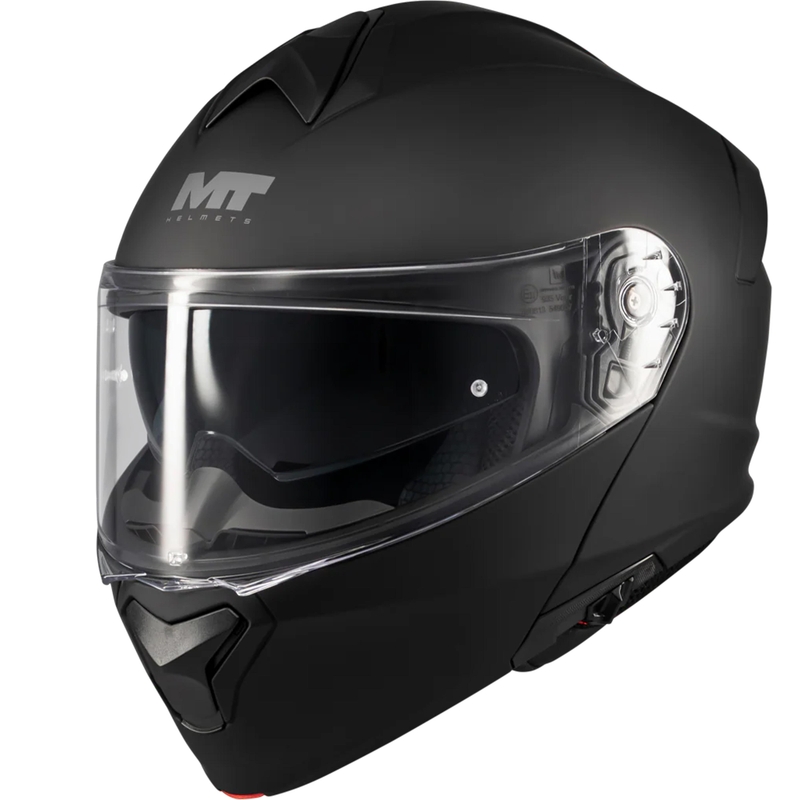Casque de moto modulable MT Genesis SV Pure A1 noir mat