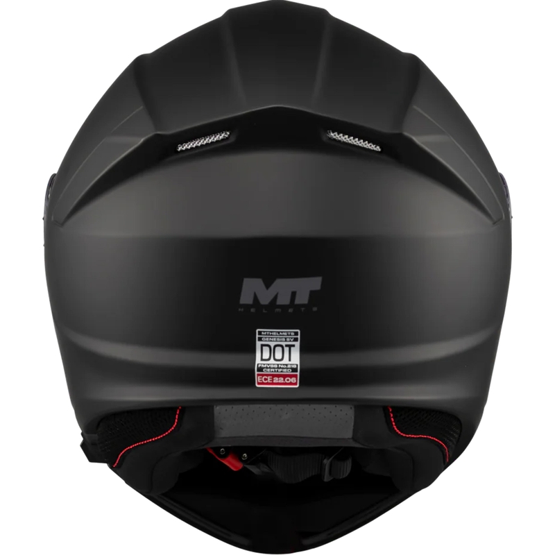 Casque de moto modulable MT Genesis SV Pure A1 noir mat