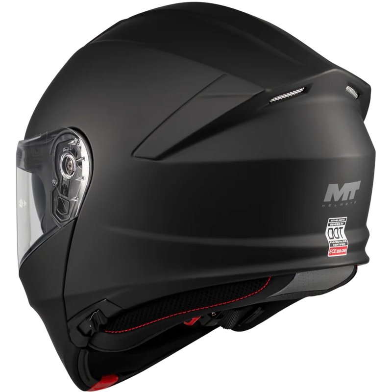 Casque de moto modulable MT Genesis SV Pure A1 noir mat