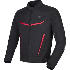 Veste de moto RSA Runway noir-rouge