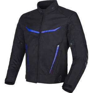 Veste de moto RSA Runway noir-bleu