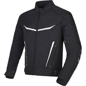Veste de moto RSA Runway noire et blanche