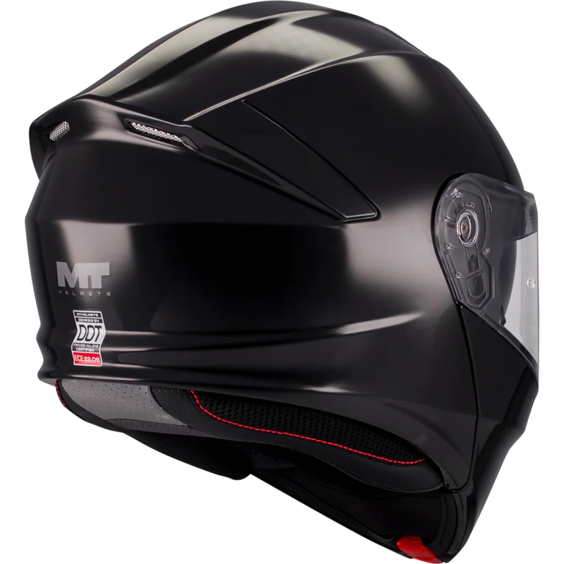 Casque de moto modulable MT Genesis SV Pure A1 noir