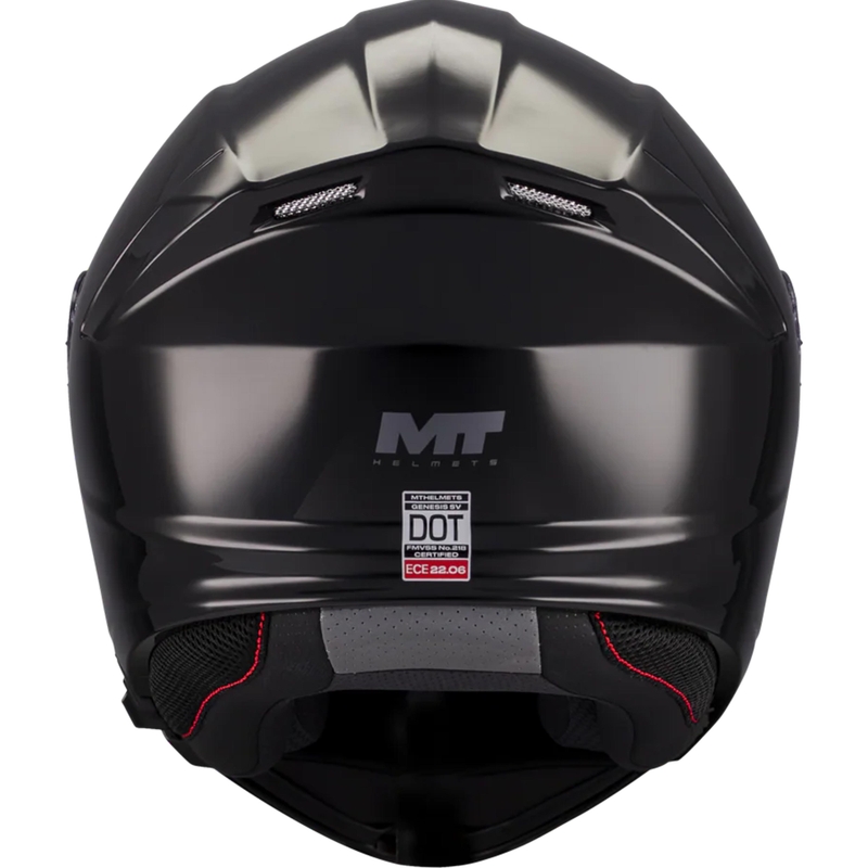 Casque de moto modulable MT Genesis SV Pure A1 noir
