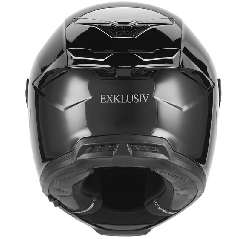 Casque intégral de moto NOX Exklusiv Goliath noir