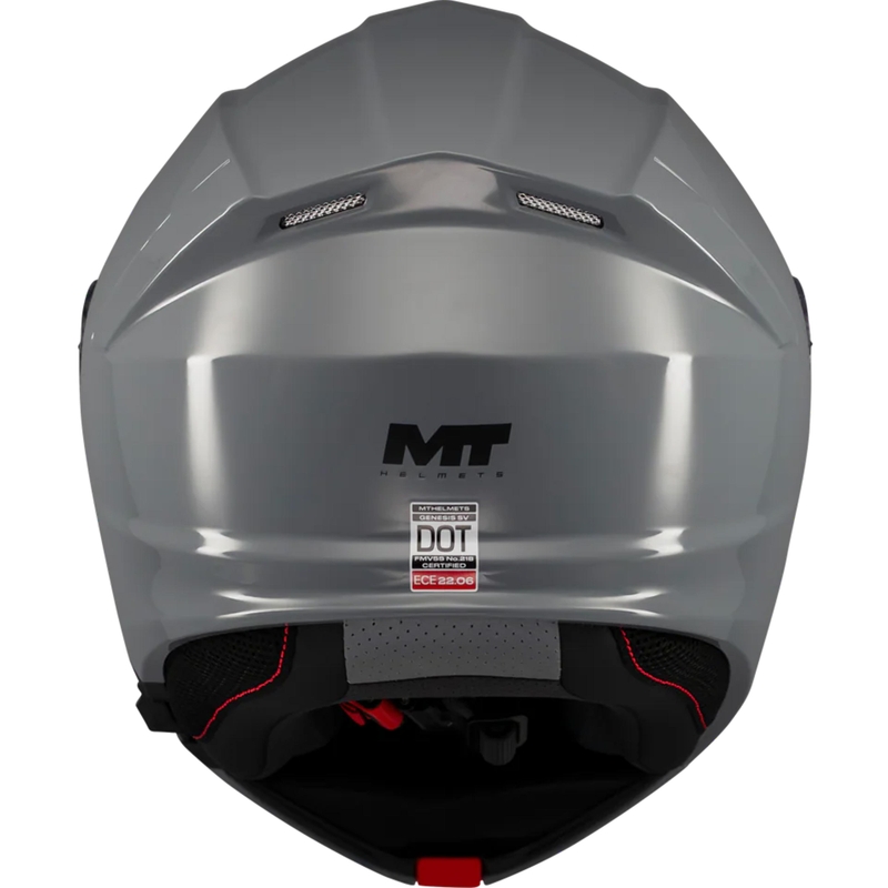 Casque de moto modulable MT Genesis SV Pure A12 gris