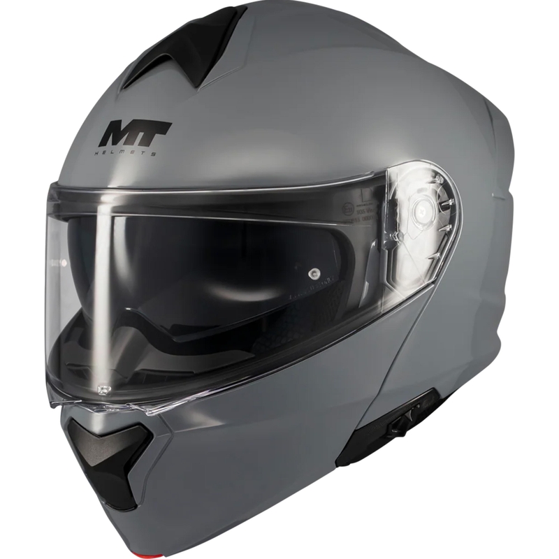 Casque de moto modulable MT Genesis SV Pure A12 gris