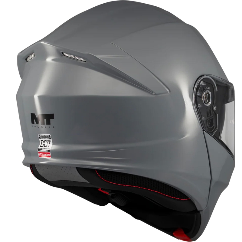 Casque de moto modulable MT Genesis SV Pure A12 gris