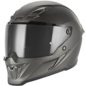 Casque intégral de moto NOX Exclusive Goliath, titane mat
