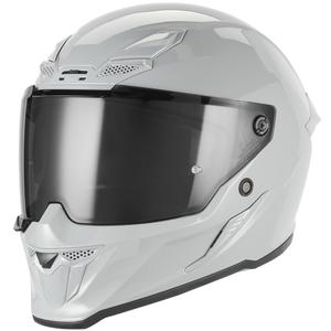 Casque intégral de moto NOX Exclusive Goliath gris-blanc