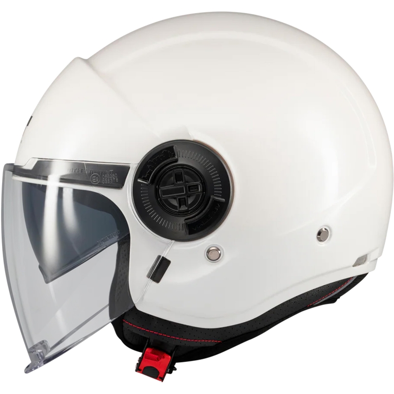 Casque de moto ouvert MT Viale SV S Pure A0 blanc