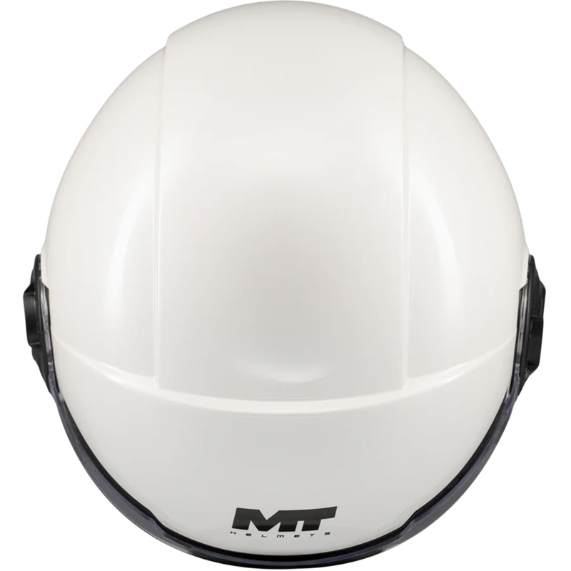 Casque de moto ouvert MT Viale SV S Pure A0 blanc