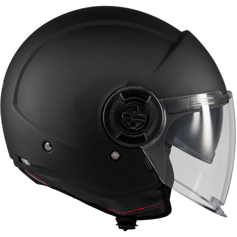 Casque de moto jet MT Viale SV S Pure A1 noir mat