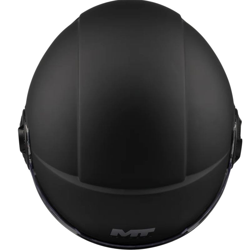 Casque de moto jet MT Viale SV S Pure A1 noir mat