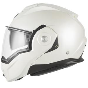 Casque de moto modulable NOX PREMIUM Spinner blanc