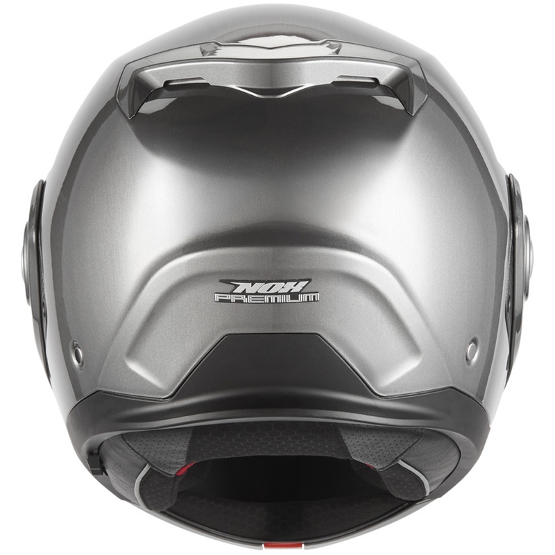 Casque de moto modulable NOX PREMIUM Spinner, titane mat