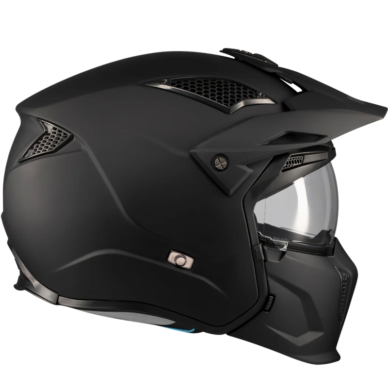 Casque de moto modulable MT Streetfighter SV S Pure A1 noir mat