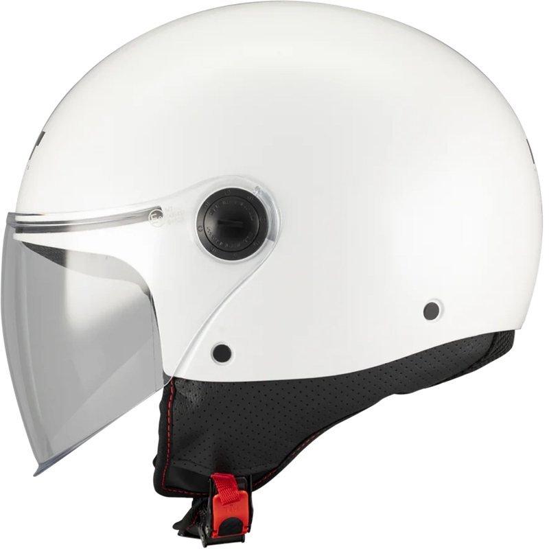 Casque de moto ouvert MT Street S Pure A0 blanc