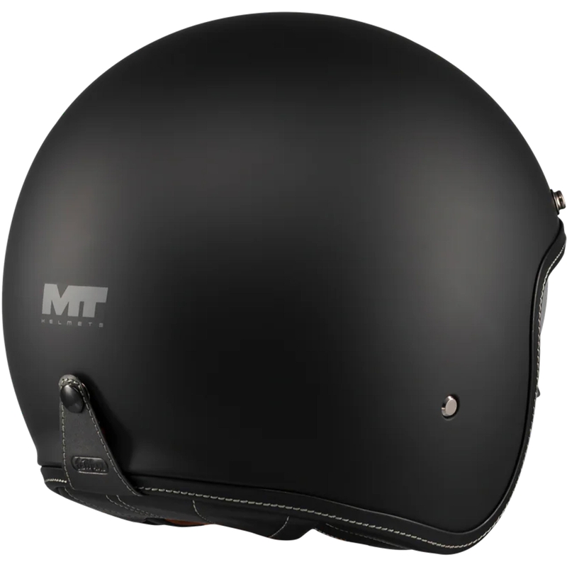 Casque de moto ouvert MT Lemans 2 SV S Pure A1 noir mat
