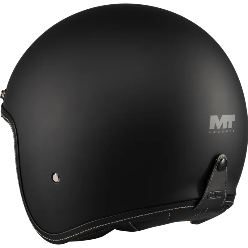 Casque de moto ouvert MT Lemans 2 SV S Pure A1 noir mat