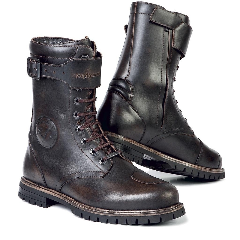 Bottes de moto marron Stylmartin Rocket
