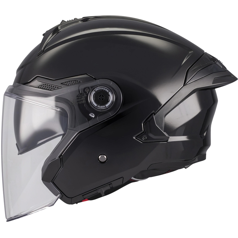 Casque de moto ouvert MT Cosmo SV Pure A1 noir