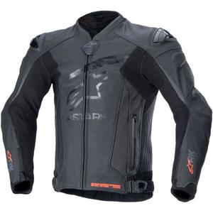 Alpinestars GP Plus R 4 Rideknit Black Leather Motorcycle Jacket