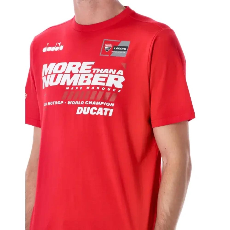 T-shirt Ducati Marc Marquez MM93 Champion du Monde rouge
