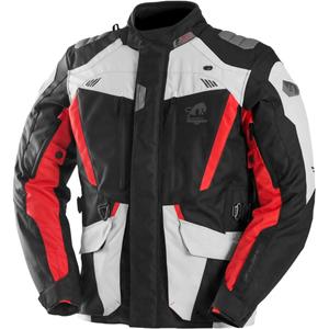 Blouson moto Furygan Apalaches Evo noir-beige-rouge
