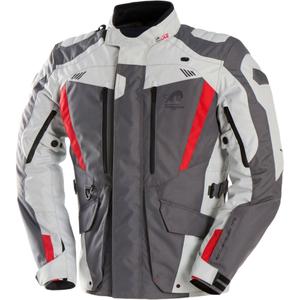 Blouson moto Furygan Apalaches Evo gris-beige-rouge