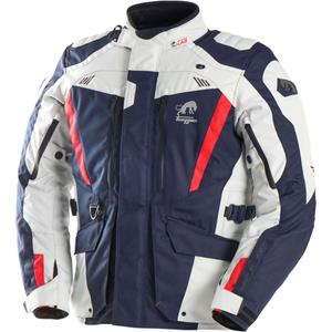 Blouson moto Furygan Apalaches Evo bleu-beige-rouge