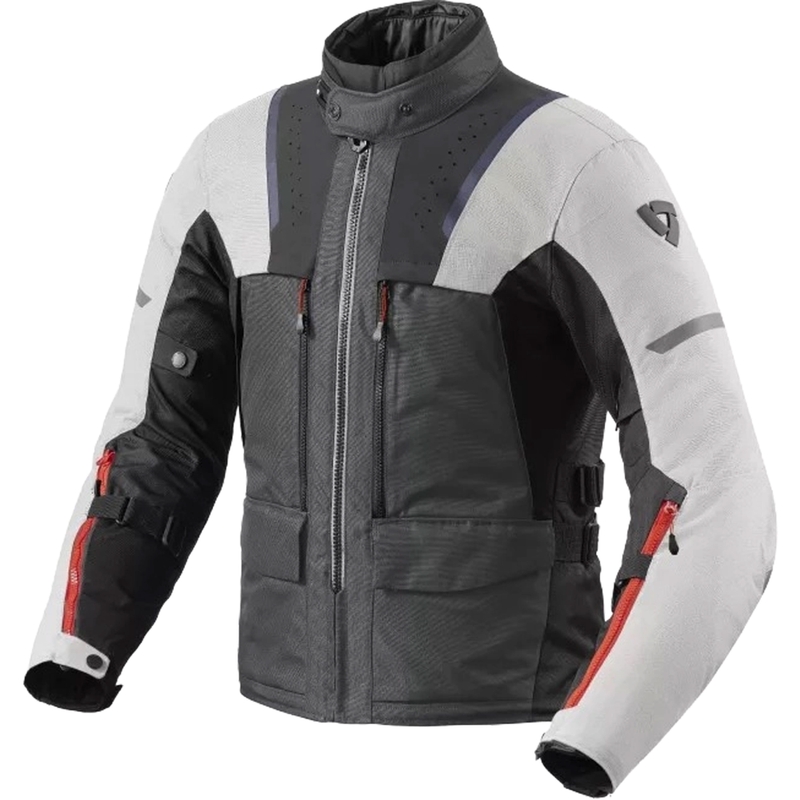 Veste moto Revit Offtrack 2 H2O argent-anthracite