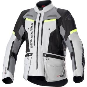 Blouson moto Alpinestars Bogota PRO Drystar gris-noir-jaune fluo