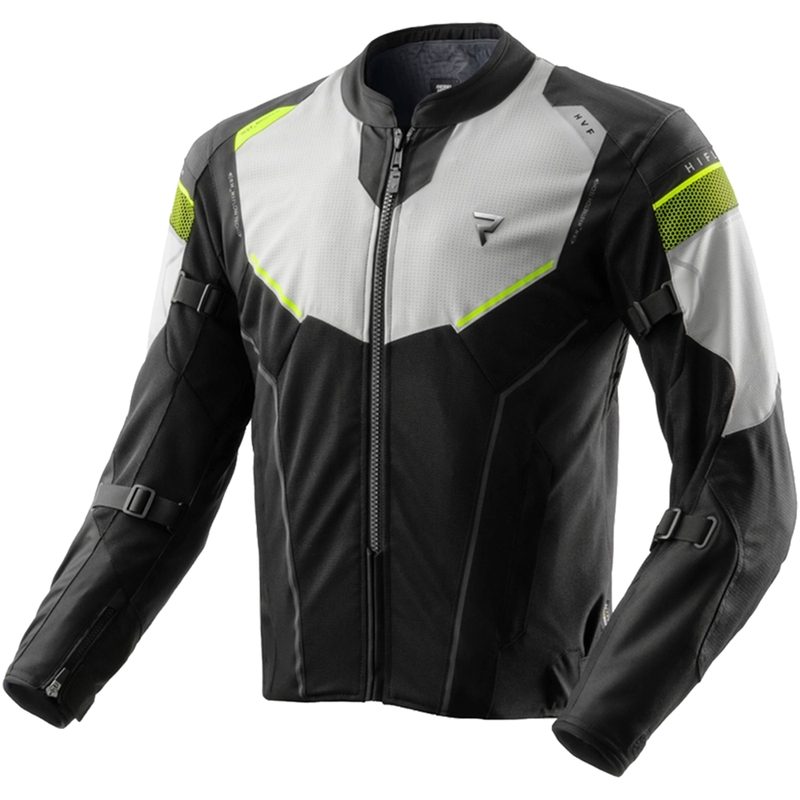 Blouson moto Rebelhorn Hiflow V noir-gris-jaune fluo
