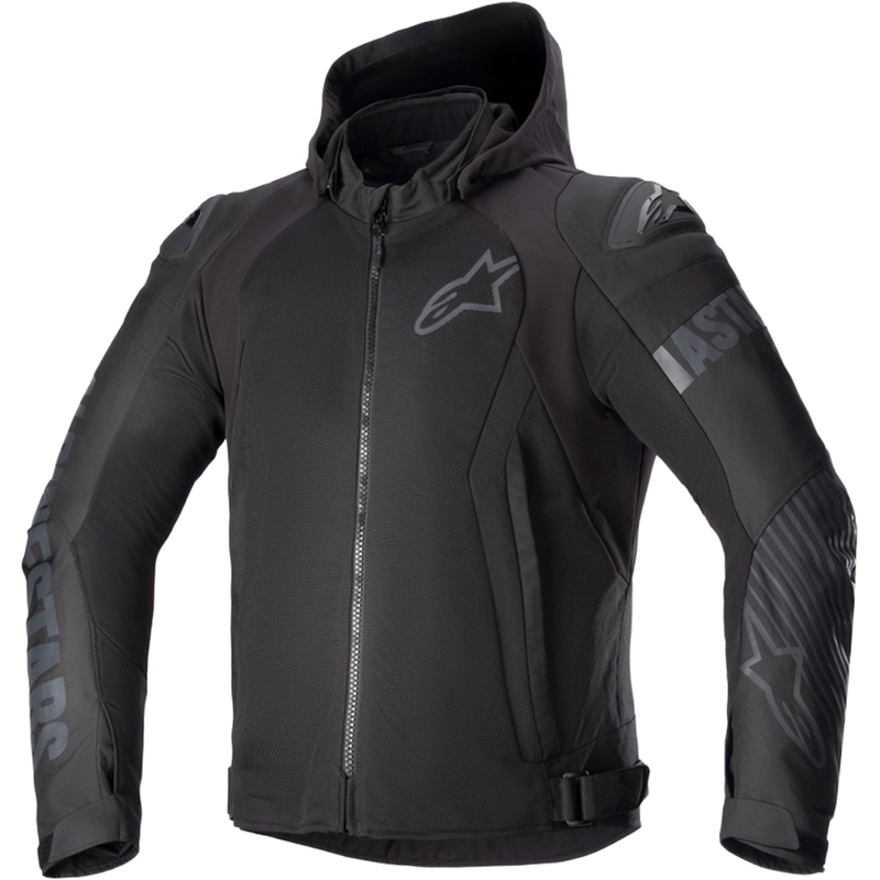 Alpinestars Zaca Air Waterproof Black Motorcycle Jacket