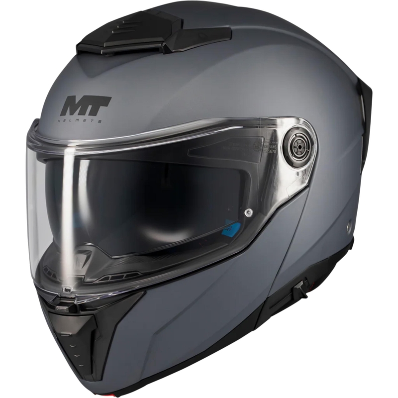 Casque de moto modulable MT Atom 2 SV Pure A2 gris mat