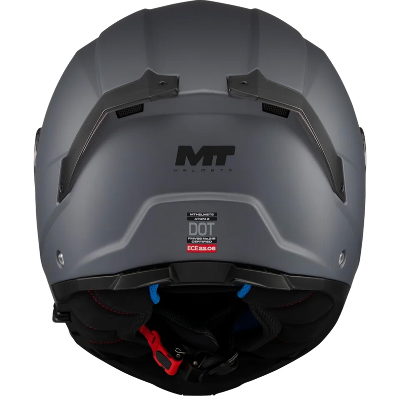 Casque de moto modulable MT Atom 2 SV Pure A2 gris mat