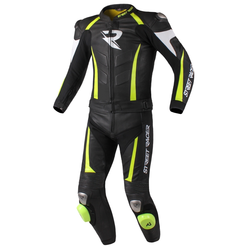 Pánské kalhoty Street Racer Fasttrack černo-bílo-fluo žluté výprodej