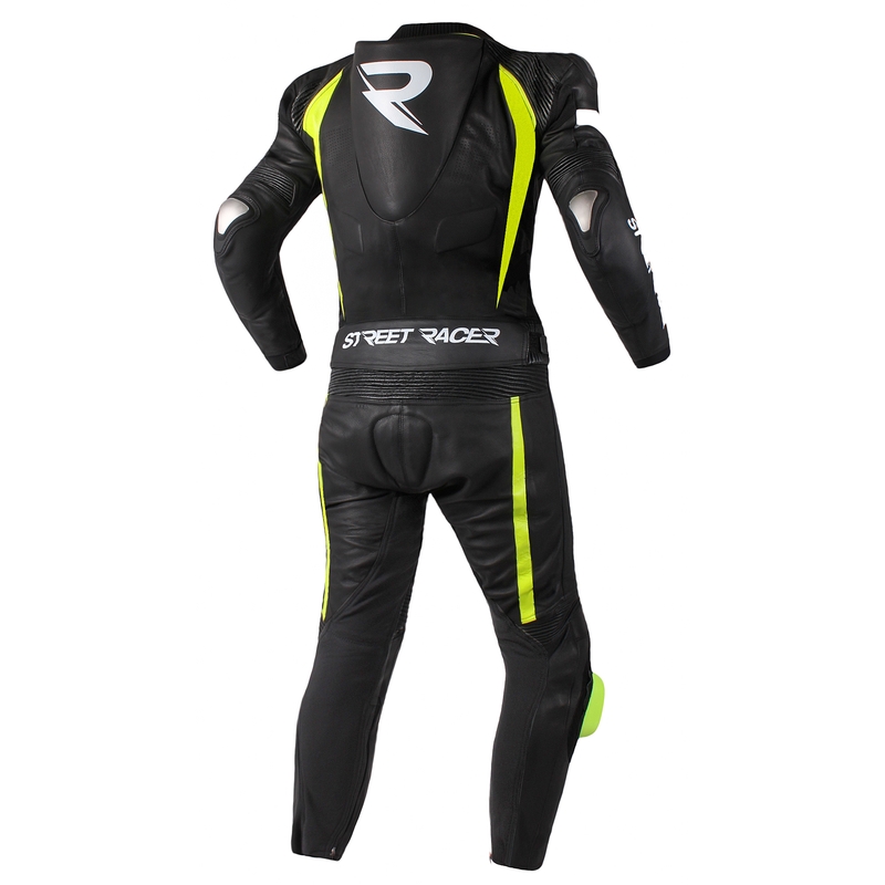 Pánské kalhoty Street Racer Fasttrack černo-bílo-fluo žluté výprodej