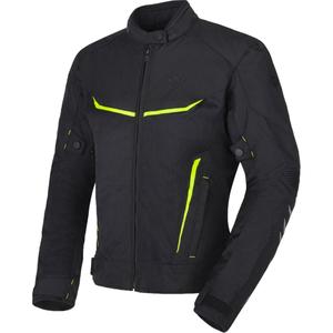 Veste de moto RSA Runway Black-Fluo Yellow pour femme
