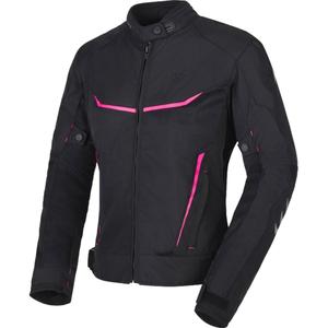 Veste de moto RSA Runway noire et rose pour femmes