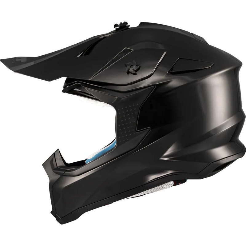 Casque de motocross MT Falcon S Pure A1 noir mat