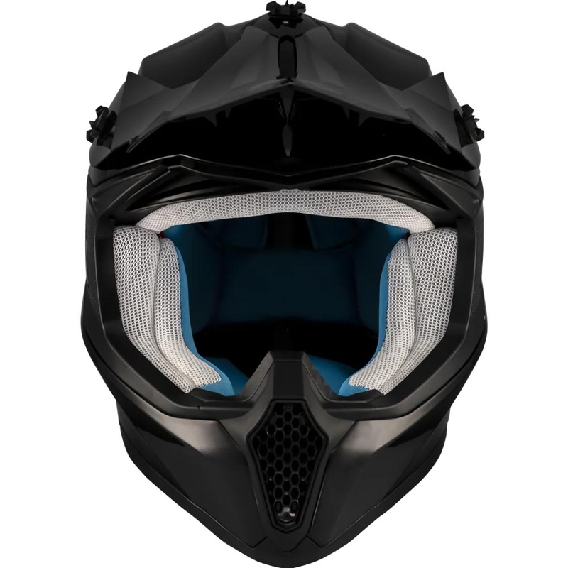 Casque de motocross MT Falcon S Pure A1 noir mat