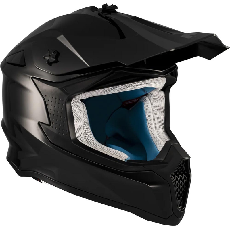 Casque de motocross MT Falcon S Pure A1 noir mat