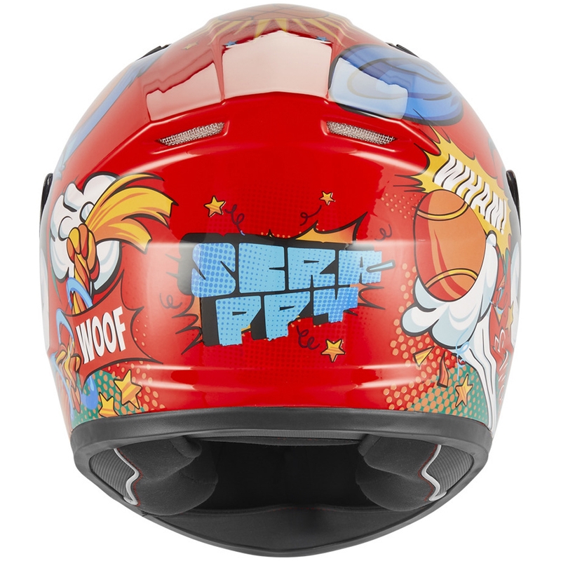 Casque intégral de moto pour enfant NOX N731 Rouge multicolore