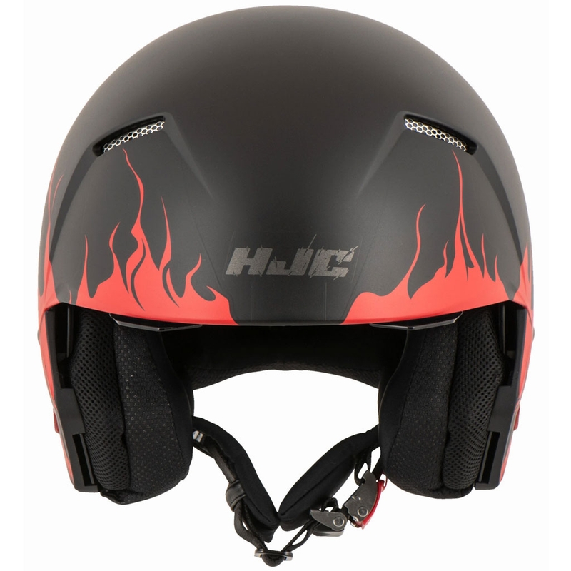 Casque jet avec masque HJC i20 Scraw MC1SF blanc-rouge-noir - II. qualité